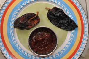 Ancho with tomatoes